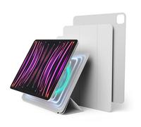 elago Cover Folio Magnetica Compatibile con iPad Air 13 (M4/M3/M2), iPad Pro (6a,5a,4a,3a Gen), Compatibile con Apple Pencil, Piastra Posteriore per Superfici Metalliche [12.9 pollici] (Grigio Chiaro)