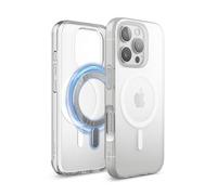 elago Cover Magnetica Ibrida Trasparente per iPhone 16 Pro (6,3") | Compatibile con MagSafe, PC + TPU, Paraurti Antiurto (Clear)