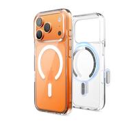 elago Cover Magnetica Ibrida Trasparente per iPhone 17 Pro (6,3") - Compatibile con MagSafe, Antiurto, Tecnologia PC + TPU, Chiarezza Cristallina Duratura, Tasto di Controllo Fotocamera