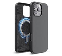 elago Cover Magnetica in Pelle Sintetica Compatibile con iPhone 16 Pro Max Cover, Compatibile con tutti gli accessori MagSafe, Magneti Integrati, Pelle Sintetica, Resistente all’Acqua (Nero)
