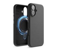 elago Cover Magnetica in Silicone Compatibile con iPhone 16 Cover 6.1 pollici Compatibile con tutti gli accessori MagSafe - Magneti Integrati, Silicone a Presa Morbida, Antiurto (Nero)