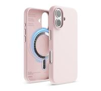 elago Cover Magnetica in Silicone Compatibile con iPhone 16 Cover 6.1 pollici Compatibile con tutti gli accessori MagSafe - Magneti Integrati, Silicone a Presa Morbida, Antiurto (Rosa Delicato)