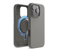 elago Cover Magnetica in Silicone Compatibile con iPhone 16 Pro Cover 6.3 pollici Compatibile con tutti gli accessori MagSafe - Magneti Integrati, Silicone a Presa Morbida, Antiurto (Grigio Medio)
