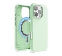 elago Cover Magnetica in Silicone Compatibile con iPhone 16 Pro Cover 6.3 pollici Compatibile con tutti gli accessori MagSafe - Magneti Integrati, Silicone a Presa Morbida, Antiurto (Menta Fredda)