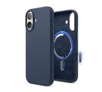 elago Cover Magnetica in Silicone Liquido per iPhone 17 (6,3") - Compatibile con MagSafe, Antiurto, Sottile, Finitura Soft-Touch (Indaco Jeans)