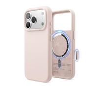 elago Cover Magnetica in Silicone Liquido per iPhone 17 Pro (6,3") | Compatibile con MagSafe, Antiurto, Sottile, Finitura Soft-Touch (Rosa Delicato)