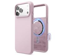 elago Cover Magnetica in Silicone Liquido per iPhone 17 Pro Max (6,9") - Compatibile con MagSafe, Antiurto, Sottile, Finitura Soft-Touch (Lilla Chiaro)