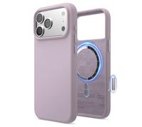 elago Cover Magnetica in Silicone Liquido per iPhone 17 Pro Max (6,9") - Compatibile con MagSafe, Antiurto, Sottile, Finitura Soft-Touch (Viola Delicato)