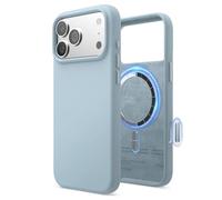 elago Cover Magnetica in Silicone Liquido per iPhone 17 Pro Max (6,9") - Compatibile con MagSafe, Antiurto, Sottile, Finitura Soft-Touch (Blu Cielo)
