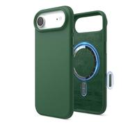 elago Cover Magnetica in Silicone Liquido per iPhone Air (6,5") - Compatibile con MagSafe, Antiurto, Sottile, Finitura Soft-Touch (Verde Alpino)