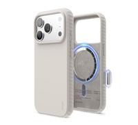 elago Cover Magnetica Ridge per iPhone 17 Pro - Compatibile MagSafe, Silicone Liquido Premium, Struttura Robusta Antiurto, Finitura Soft-Touch (Pietra)