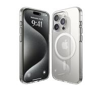 Elago Cover Magnetica Trasparente Ibrida Custodia Compatibile con iPhone 15 Pro Case (6.1"), Compatibile con MagSafe, PC + TPU, Protezione di Cadute Grado Militare USA (Bianco)