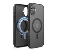 elago Cover Magnetica Trasparente Ibrida Custodia Compatibile con iPhone 16 Plus Cover 6.7” - Compatibile con MagSafe, Tecnologia Ibrida PC + TPU, Paraurti Antiurto (Matt Nero)