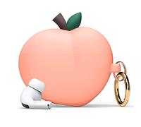 elago Cover Pesca Peach Compatibile con AirPods Pro 2 Custodia Case - Design 3D Compatibile con AirPods 2a Generazione, Moschettone incluso