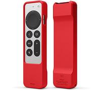 elago Cover R1 con Tecnologia Magnetica e Ottima Presa | per Telecomando Siri Apple TV 4K 3ª Gen [2022]/2ª Gen [2021], Cordino Incluso, Assorbimento degli Urti (Rosso)