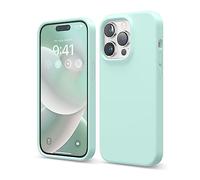 elago Cover Silicone Liquido Custodia Compatibile con iPhone 14 Pro Case (6.1"), Silicone Premium, Protezione Totale - Cover Antiurto a 3 Strati, Custodia in Morbida Microfibra Antigraffio (Acqua Sky)