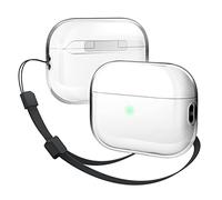 elago Cover Trasparente Clear con Cordino per AirPods Pro 2 | Custodia Protettiva Antiurto, Supporta Ricarica Wireless (Trasparente)