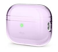 elago Cover Trasparente Compatibile con Apple AirPods Pro 2a Generazione Custodia (2022) - Custodia Protettiva, Antiurto, Nastro Gel Incluso, Ricarica Wireless, Ingiallimento Ridotto (Lavanda)