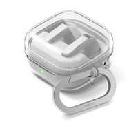 elago Cover Trasparente con Moschettone per Samsung Galaxy Buds 4/Galaxy Buds 4 Pro, Custodia in TPU Premium, Compatibile con Ricarica Wireless, Protezione Completa (Trasparente)