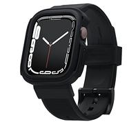 elago Custodia Armor con Cinturino Compatibile con Apple Watch 9/8/7/SE3/SE2/SE, Compatibile con iWatch 45/44/41/40mm, Cover Protettiva Militare Bumper con Banda Sportiva (44mm/45mm)