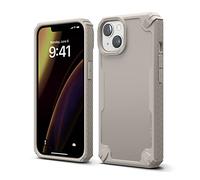 elago Custodia Armor Cover Compatibile con iPhone 14 Case (6.1"), Protezione Anticaduta di Livello Militare USA, Protettiva, Struttura in Fibra di Carbonio, Design Robusto, Antiurto (Sabbia)