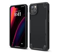 elago Custodia Armor Cover Compatibile con iPhone 14 Max Case (6.7"), Protezione Anticaduta di Livello Militare USA, Protettiva, Struttura in Fibra di Carbonio, Design Robusto, Antiurto (Nero)