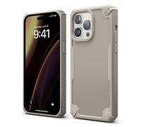 elago Custodia Armor Cover Compatibile con iPhone 14 Pro Max Case (6.7"), Protezione Anticaduta di Livello Militare USA, Protettiva, Struttura in Fibra di Carbonio, Design Robusto, Antiurto (Sabbia)