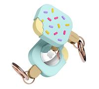 elago Custodia Ice Cream Gelato in Silicone Compatibile con AirTag Case, Air Tag Keychain - Protezione da Cadute, Tracciamento di Chiavi, Zaini, Dispositivo di Tracciamento non Incluso (Verde Menta)