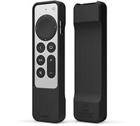 elago Custodia R1 per Siri Remote e Apple TV Remote [4ª/3ª/2ª Gen.] | Compatibile con Apple TV 4K/HD, Tecnologia Magnetica, Cordino Incluso, Assorbimento degli Urti, Anticaduta (Nero)