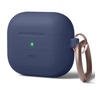 elago Custodia Silicone Compatibile con AirPods 3 Cover Case - Premium in Silicone, Supporta la Ricarica Wireless, Protezione Antiurto (Blu Scuro)