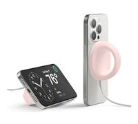 elago Grip Stand Magnetico - Compatibile con MagSafe, Compatibile con iPhone 17/16/15/14/13/12, Supporto in Silicone premium [Cavo di ricarica non incluso] (Rosa Delicato)