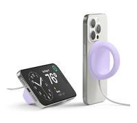 elago Grip Stand Magnetico - Compatibile con MagSafe, Compatibile con iPhone 17/16/15/14/13/12, Supporto in Silicone Premium [Cavo di ricarica non incluso] (Lavanda)