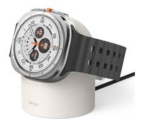 elago GWT2 Supporto di Ricarica | Per la Serie Samsung Galaxy Watch 9/8/7/6/5, 8 Classic, Ultra 2 e Ultra 1, Modalità Leggio [Cavo Non Incluso] (Pietra)
