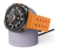 elago GWT2 Supporto di Ricarica | Per la Serie Samsung Galaxy Watch 9/8/7/6/5, 8 Classic, Ultra 2 e Ultra 1, Modalità Leggio [Cavo Non Incluso] (Lavanda Scuro)