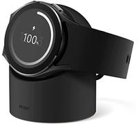 elago GWT2 Supporto di Ricarica | per Samsung Galaxy Watch 4/Classic/3/Active 2,1 [40,41,44,45,46mm] Gestione dei Cavi [Cavo Non Incluso] (Nero)