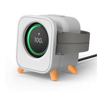 elago GWT5 Supporto di Ricarica Compatibile con Samsung Galaxy Watch 8, 7, Serie 6, Serie 5 (40/44mm), Design Classico Altoparlante [Cavo di Ricarica Non Incluso] (Grigio Chiaro)