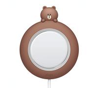 elago l B&F MS Pad di Ricarica Compatibile con MagSafe Charger - Premium Silicone Pad Compatibile con iPhone 16, 15, 14, 13, 12 Modelli e altri Telefoni con Ricarica Wireless [Merce ufficiale] (BROWN)