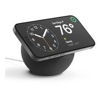 elago MS2 Supporto di Ricarica Wireless - Compatibile con Caricatore MagSafe e iPhone 17/16/15/14/13/12, Silicone Premium, Progettato per Modalità StandBy [Caricatore Non Incluso] (Nero)