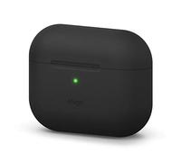 Elago Originale Custodia Silicone Compatìbile con AirPods PRO (2019) - 360° Protezione Completa del Corpo, Premium Silicone [Adatta Comprovata] (Nero)