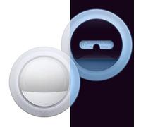 elago Pad in Silicone Compatibile con Apple AirTag Case con Adesivi (confezione da 2) - Portafogli, Cani, Biciclette - Pad Riutilizzabile, Dispositivo di Localizzazione non Incluso (Nightglow Blue)