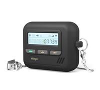 elago Pager Custodia Compatibile con la Custodia AirPods di 4 - Compatibile con la Custodia AirPods 4, Moschettone Incluso, Resistente agli Urti, Protezione Completa (Nero)