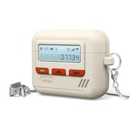 elago Pager Custodia Compatibile con la Custodia AirPods di 4 - Compatibile con la Custodia AirPods 4, Moschettone Incluso, Resistente agli Urti, Protezione Completa (Bianco Classico)