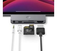 elago Pocket Pro Hub USB-C 5 in 1 per iPad e altri dispositivi USB-C | HDMI 4K, Ricarica USB-C PD, Jack Audio da 3,5 mm, Lettore di Schede SD e Micro SD, Corpo in Alluminio Resistente