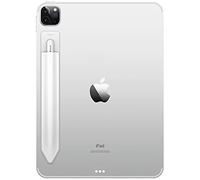 elago Porta Penna Compatibile con Apple Pencil 2 e 1, Custodia Adesiva Resistente, Attaccabile alla Custodia per Tablet, Pelle Sintetica e Materiale Morbido in Lycra, AntiGraffio (Bianco)