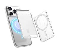 elago Portafoglio Magnetico Trasparente (2 Carte), Compatibile con MagSafe per iPhone 17/16/15/14/13/12 - Portacarte in Policarbonato a 4 Strati [Trasparente]