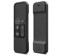 Elago R1 Intelli Case Cover Custodia Compatibile con Telecomando Apple TV 4th e 5th Siri Remote Control - Tecnologia Magnetica, Cinturino Incluso (Nero)