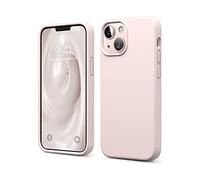 elago Silicone Liquido Custodia Cover Compatibile con iPhone 13 Mini Case (5.4"), Cover Protettiva per Fotocamera con Schermo Intero, Custodia in Morbida Microfibra Antigraffio (Lovely Rosa)