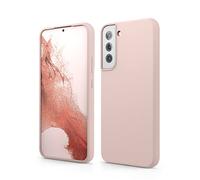 elago Silicone Liquido Custodia Cover Compatibile con S22+ Plus 5G Case (6.6"), Silicone Premium, Protezione Completa - 3 Strati Antiurto, Fodera Microfibra Morbida Antigraffio (Rosa Sabbia)