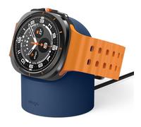 elago Supporto di Ricarica Compatibile con Samsung Galaxy Watch 8/8 Classic, 7/Ultra, 6/6 Classic, 5/5 Pro (40, 43, 44, 45, 47mm) Modalità Leggio [Cavo di Ricarica Non Incluso] (Jean Indigo)
