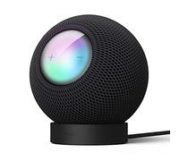 elago Supporto in Silicone per HomePod Mini 2/ HomePod Mini | Equalizzatore Corretto, Controllo Facile con Indicatori Più Visibili, Stand Stabile e Antiscivolo per Caricabatterie (Nero)